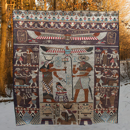 Ancient Egypt CLA1010052Q Quilt Blanket