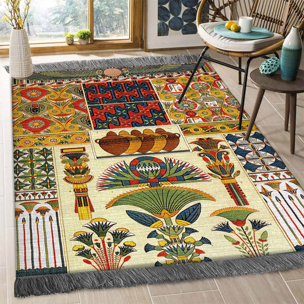 Ancient Egypt Ornaments HT0310004F Decorative Floor-cloth