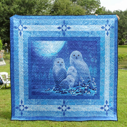 Angel Owls CLP3112023Q Quilt Blanket