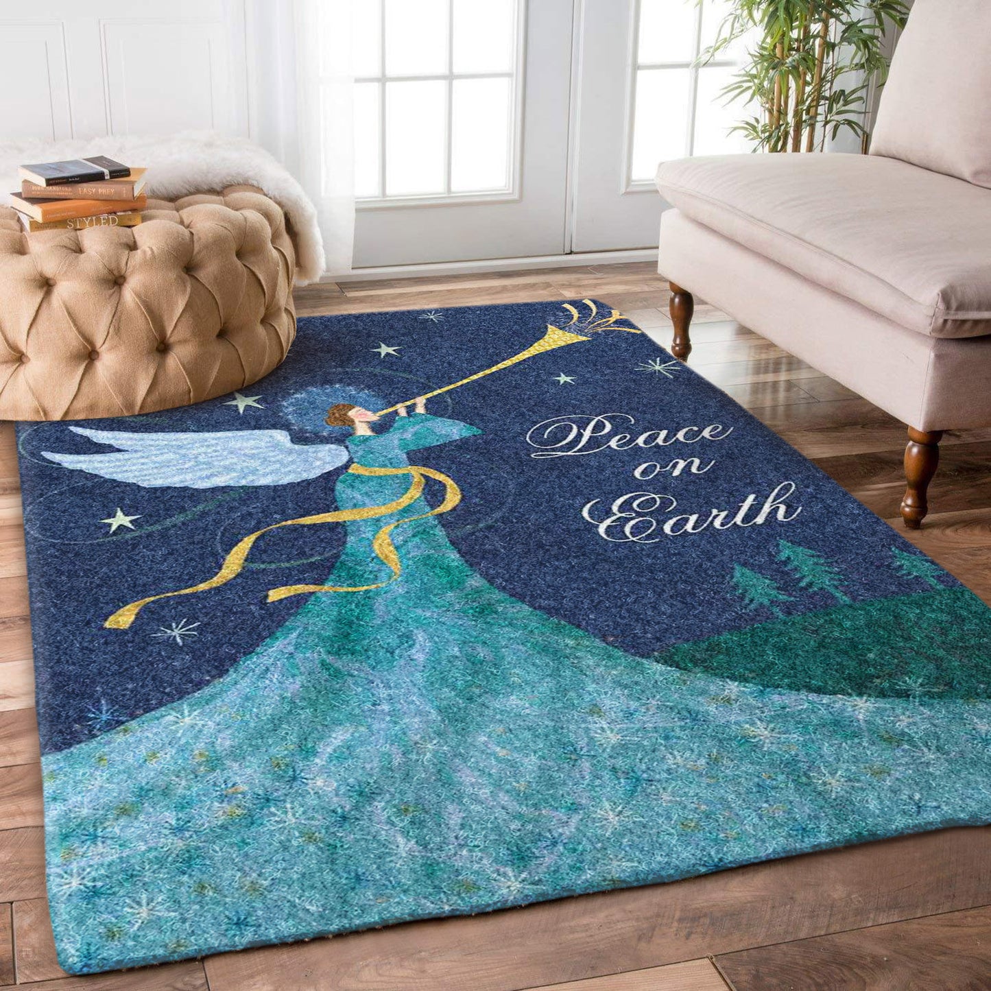 Angel Christmas Night HN3010002R Rug