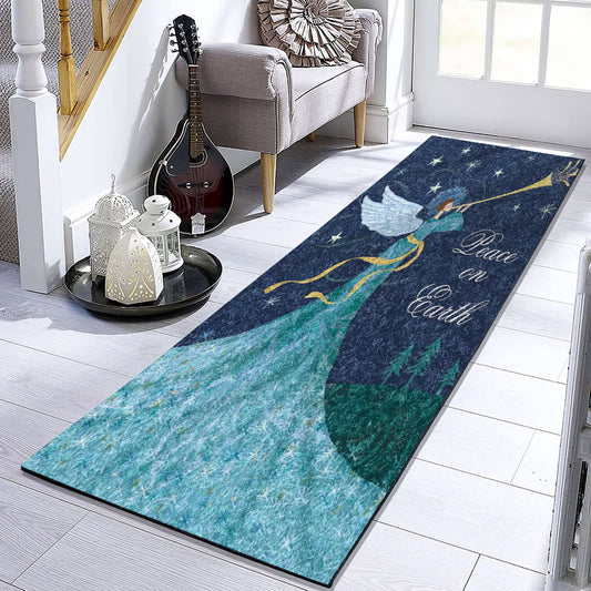Angel Christmas Night HN3010149RU Runner Rug
