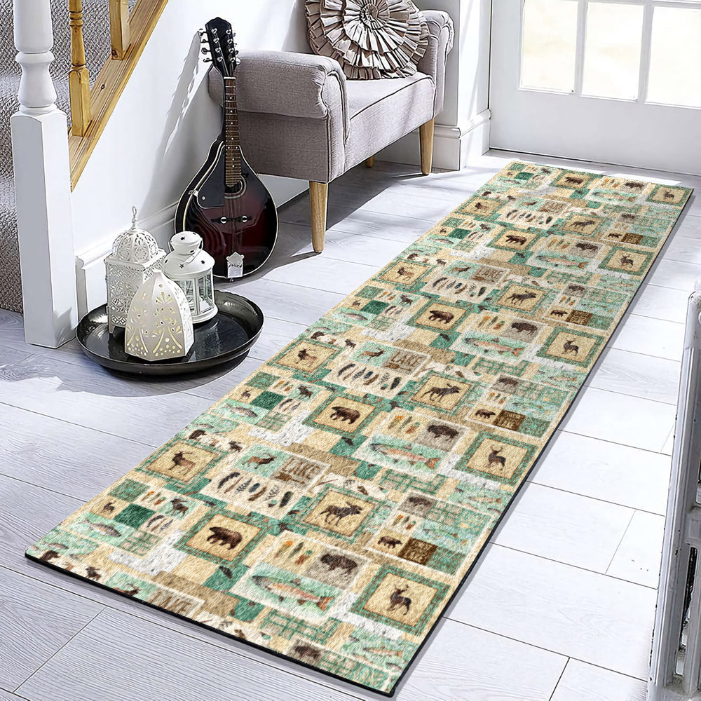 Animals DN081002RU Runner Rug