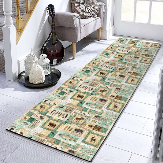 Animals DN081002RU Runner Rug