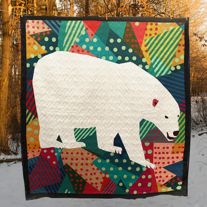 Appealing Polar Bear CLH2111024Q Quilt Blanket