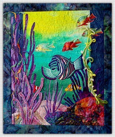 Aquarium Fishes CLA2310007Q Quilt Blanket