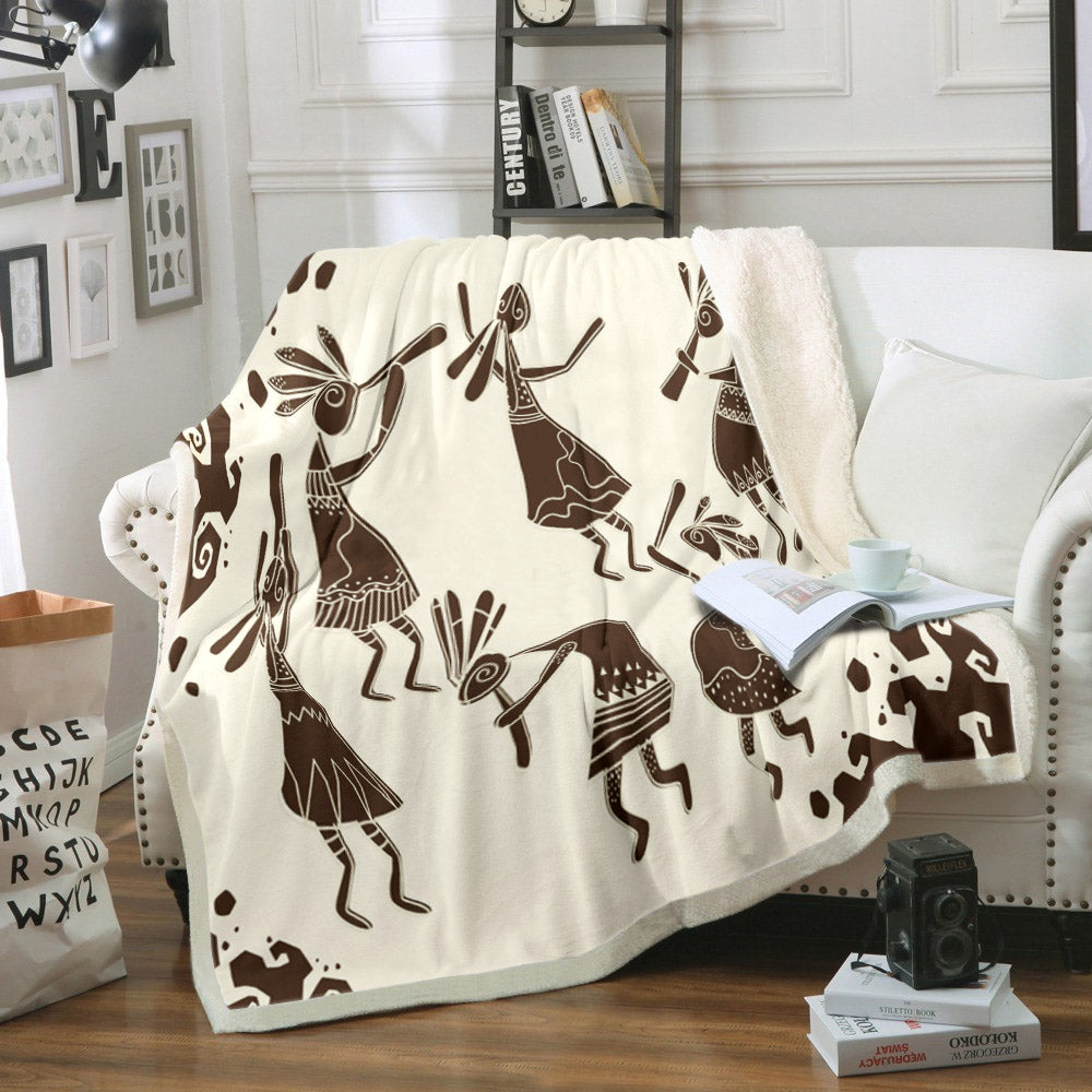 Arizona Kokopelli TN170801T Sherpa Fleece Blanket