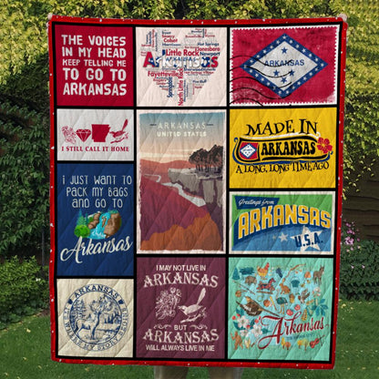 Arkansas CL14100010MDQ Quilt Blanket