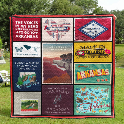 Arkansas CL14100010MDQ Quilt Blanket