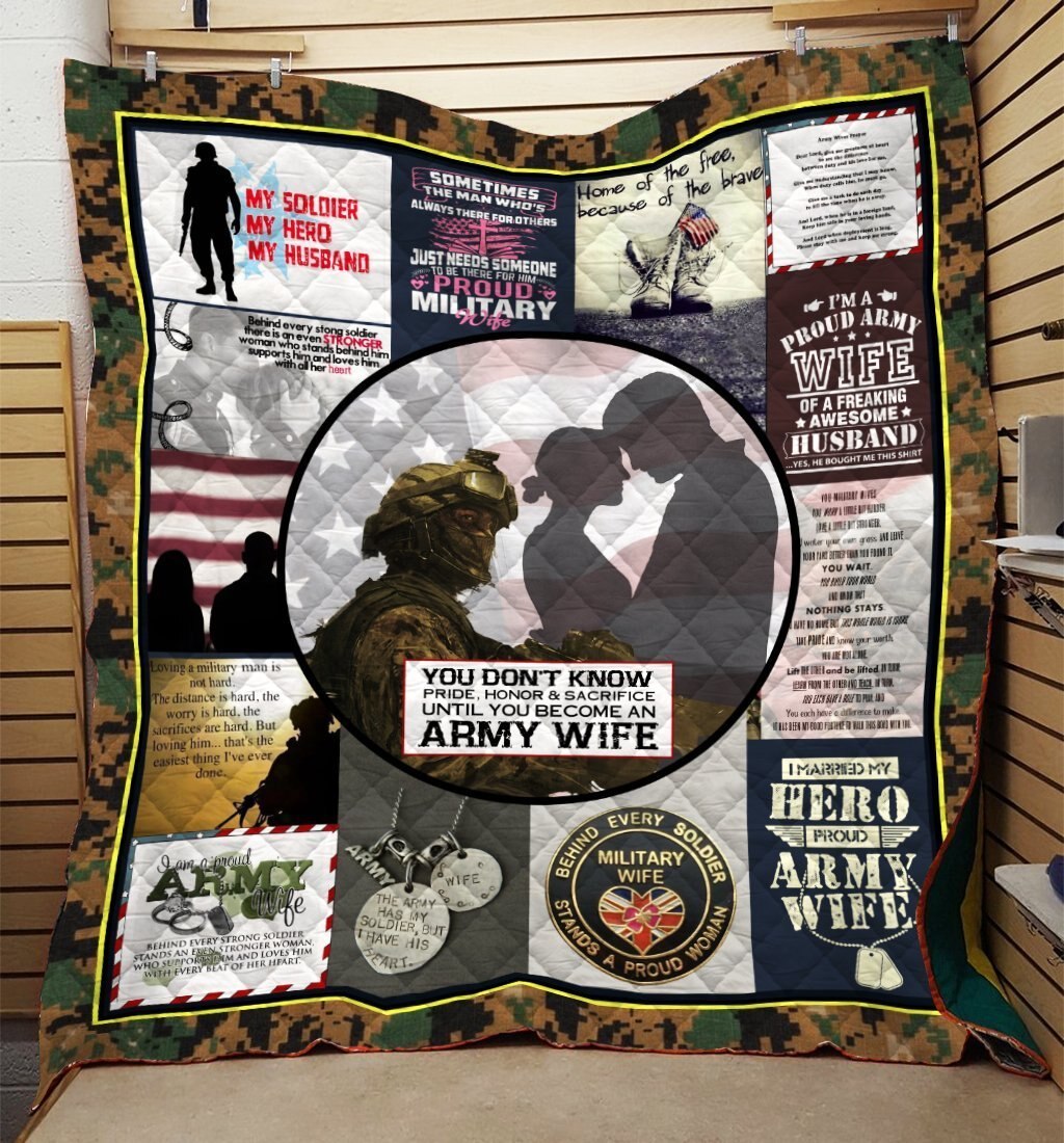 Army Wife CLH0511013Q Quilt Blanket