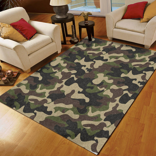 Army Green Camouflage CL22100014MDR Rug