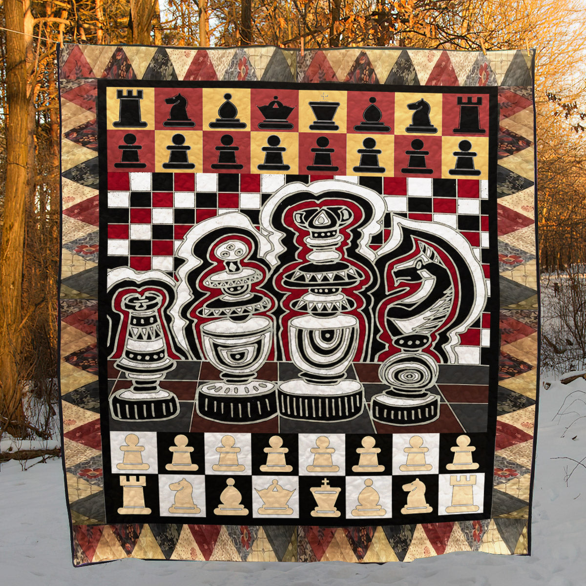 Art Of Chess CLD180674 Quilt Blanket