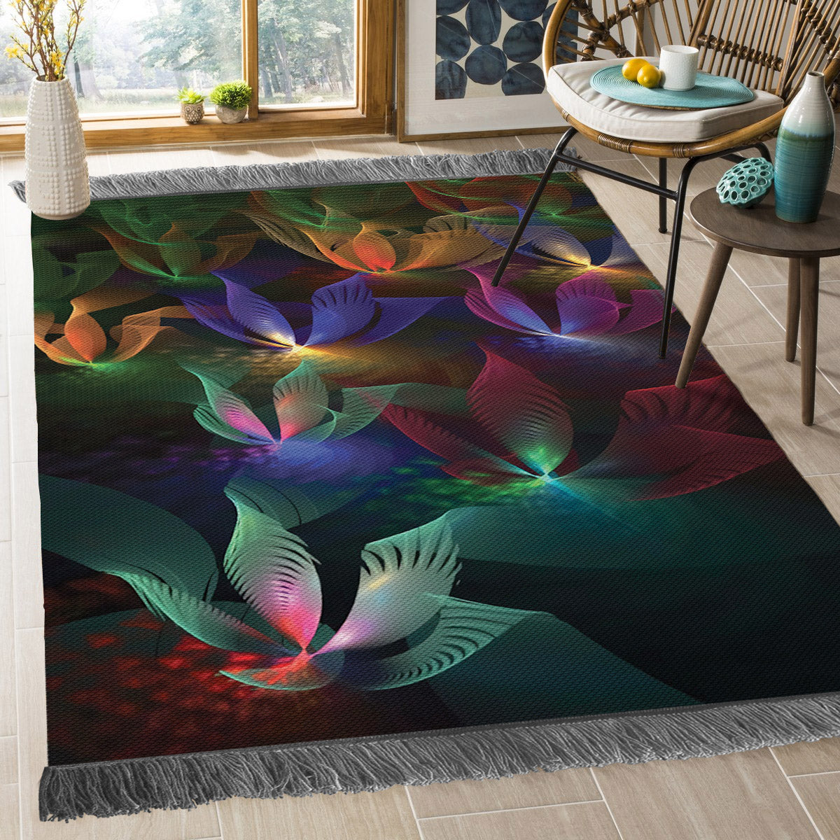 Art Fractal Fractals VD1610013O Decorative Floor-cloth