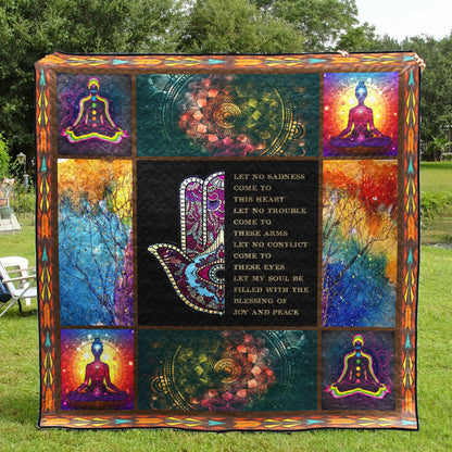 Artistic Meditation Chakra Mandala CLA2011021Q Quilt Blanket