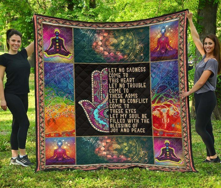 Artistic Meditation Chakra Mandala CLA31101022Q Quilt Blanket