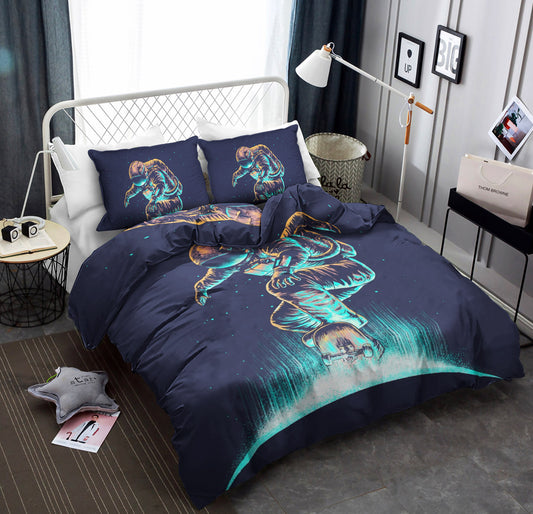 Astronaut Skateboarding DV170902B Bedding Sets