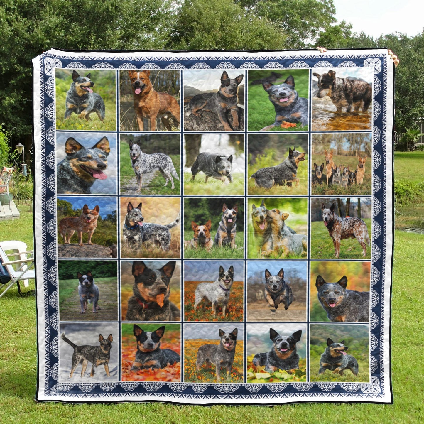 Australian Cattle Dog CL20110032MDQ Quilt Blanket