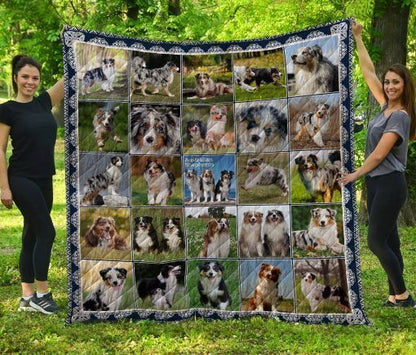 Australian Shepherd CL08110024MDQ Quilt Blanket