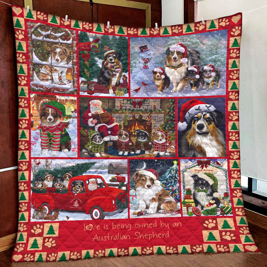 Australian Shepherd Quilt Blanket MN291002