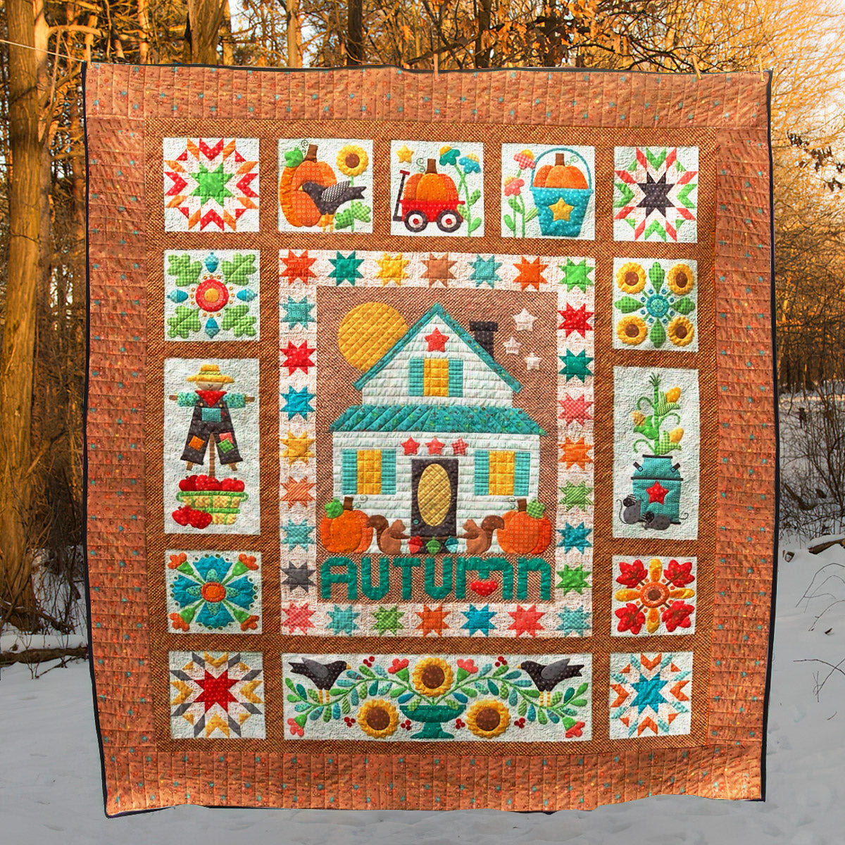 Autumn CLA0710012Q Quilt Blanket