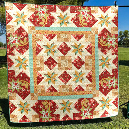 Autumn Flying Geese Quilt Blanket HN060701M