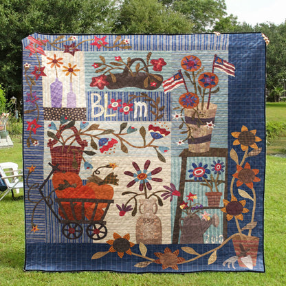 Autumn Harvest CLA2810009Q Quilt Blanket