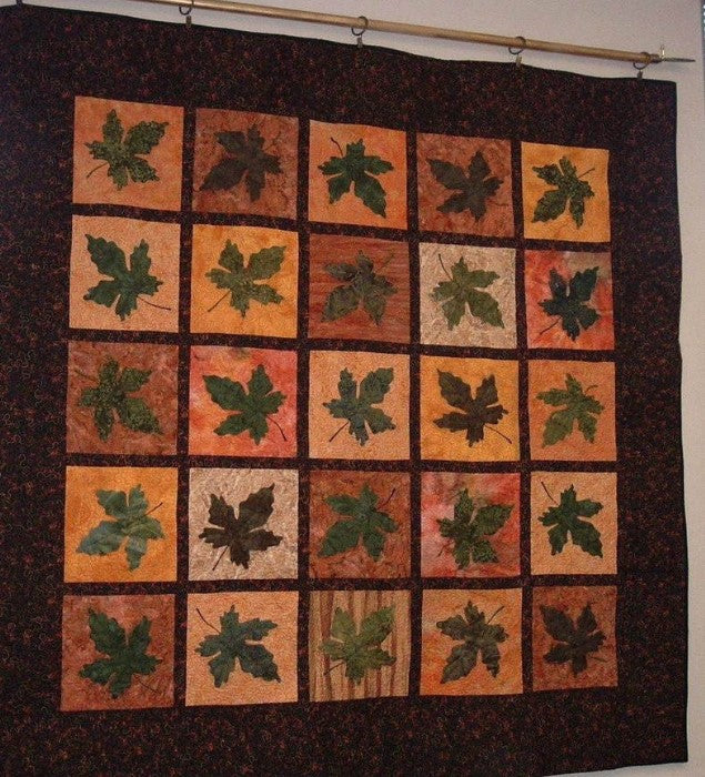 Autumn Leaves CLA2210023Q Quilt Blanket