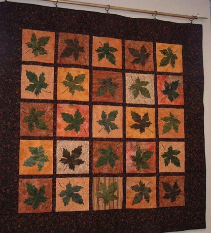 Autumn Leaves CLA2210023Q Quilt Blanket