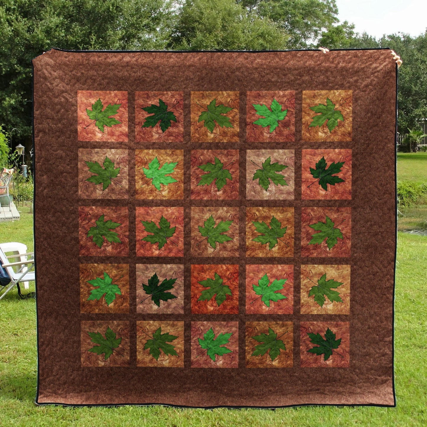 Autumn Leaves CLA2210023Q Quilt Blanket