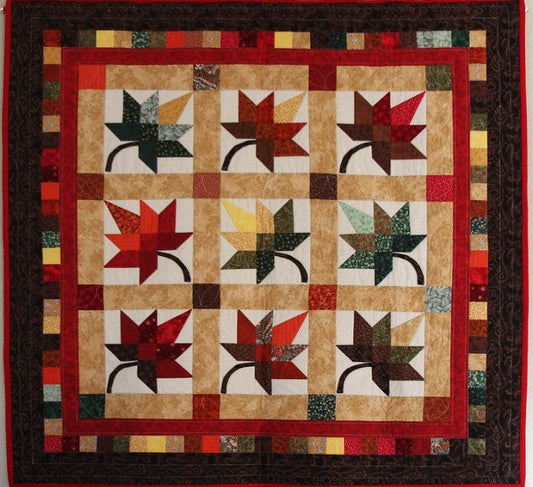 Autumn Leaves CLA2410012Q Quilt Blanket