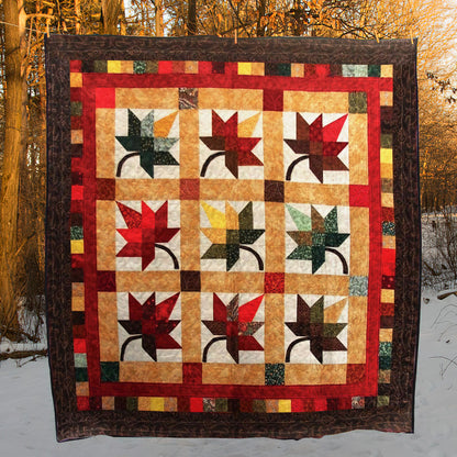 Autumn Leaves CLA2410012Q Quilt Blanket