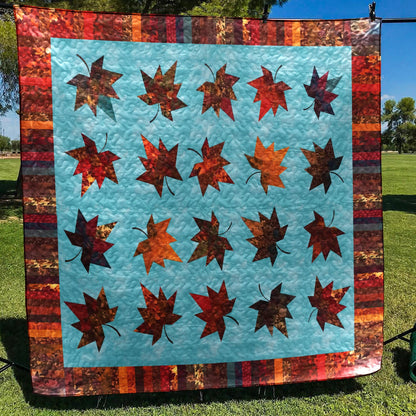 Autumn Leaves CLM1611026 Quilt Blanket