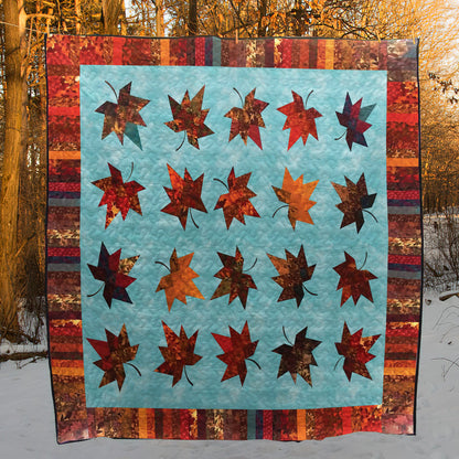 Autumn Leaves CLM1611026 Quilt Blanket