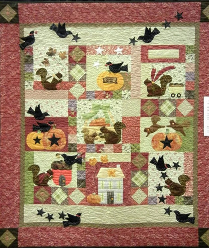 Autumn Squirrel CLT0511006H Quilt Blanket