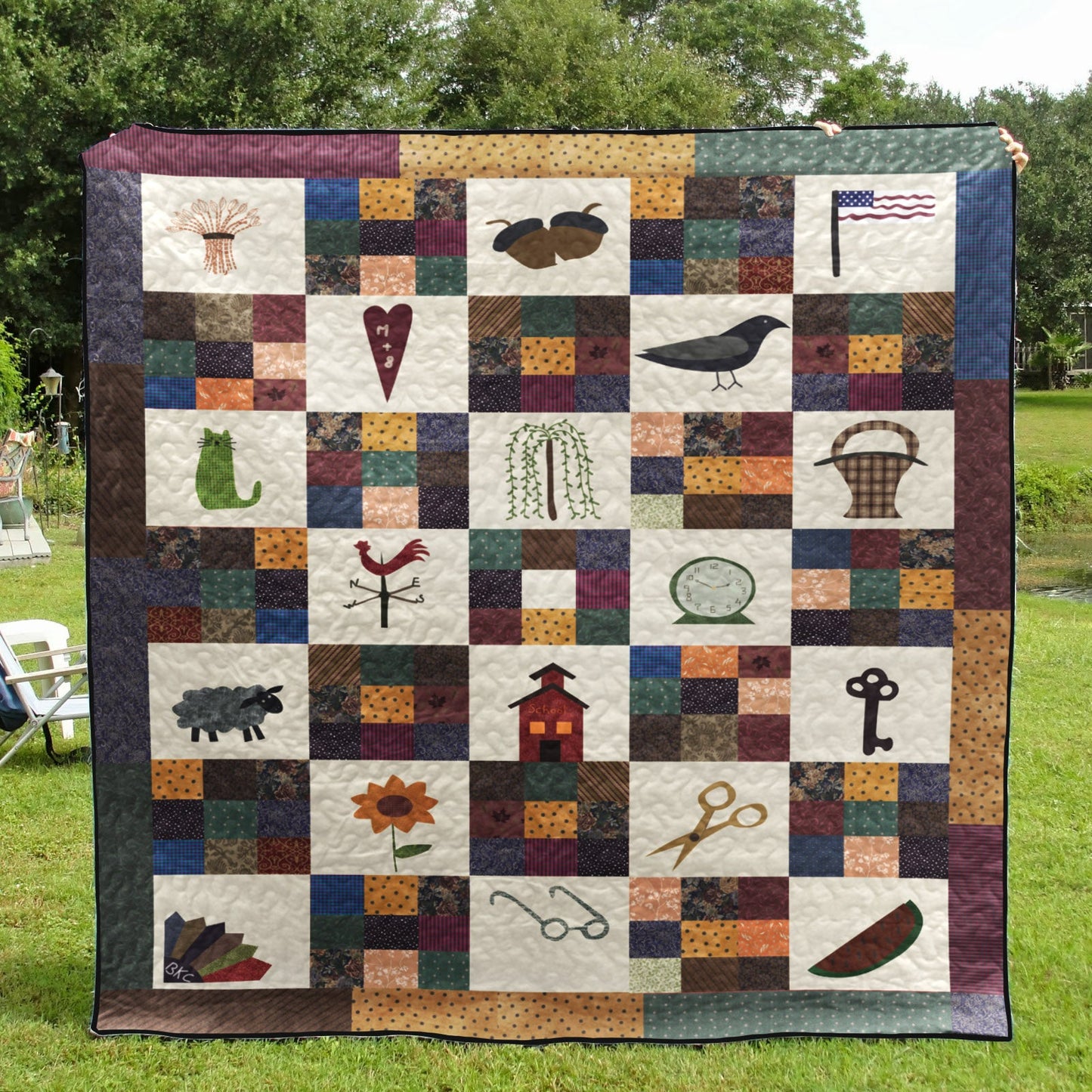 Autumn Theme CLT0111036H Quilt Blanket