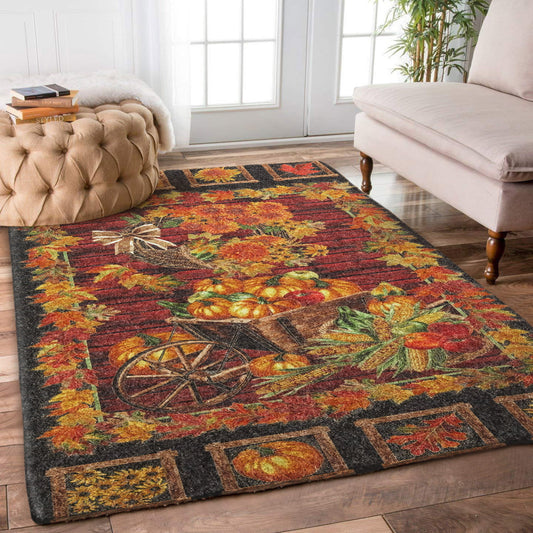 Autumn Flower Pumpkin DV1110002R Rug