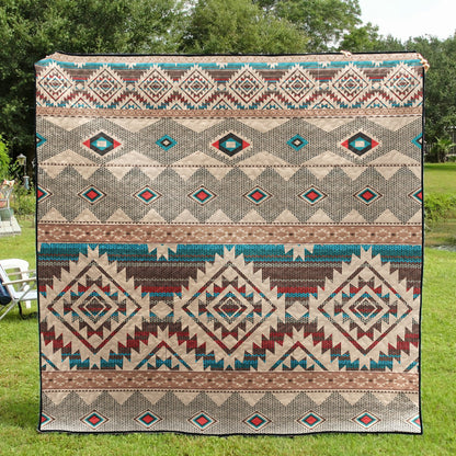 Aztec Boho CLT2510016H Quilt Blanket