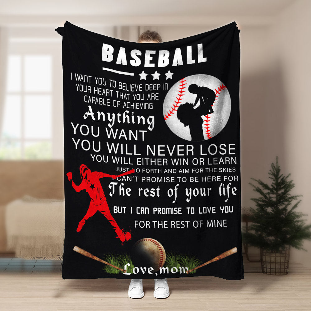 Baseball CLA140804 Sherpa Fleece Blanket