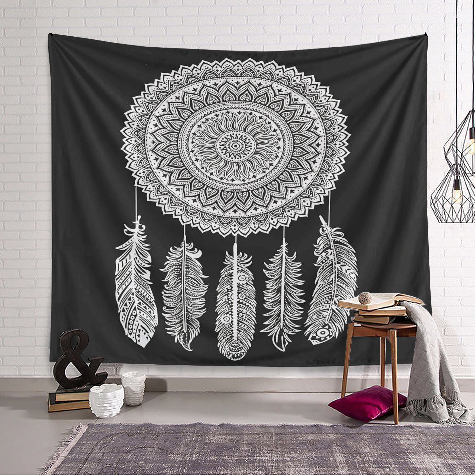Black Dreamcatcher CLP070804 Decorative Wall Hanging Tapestry