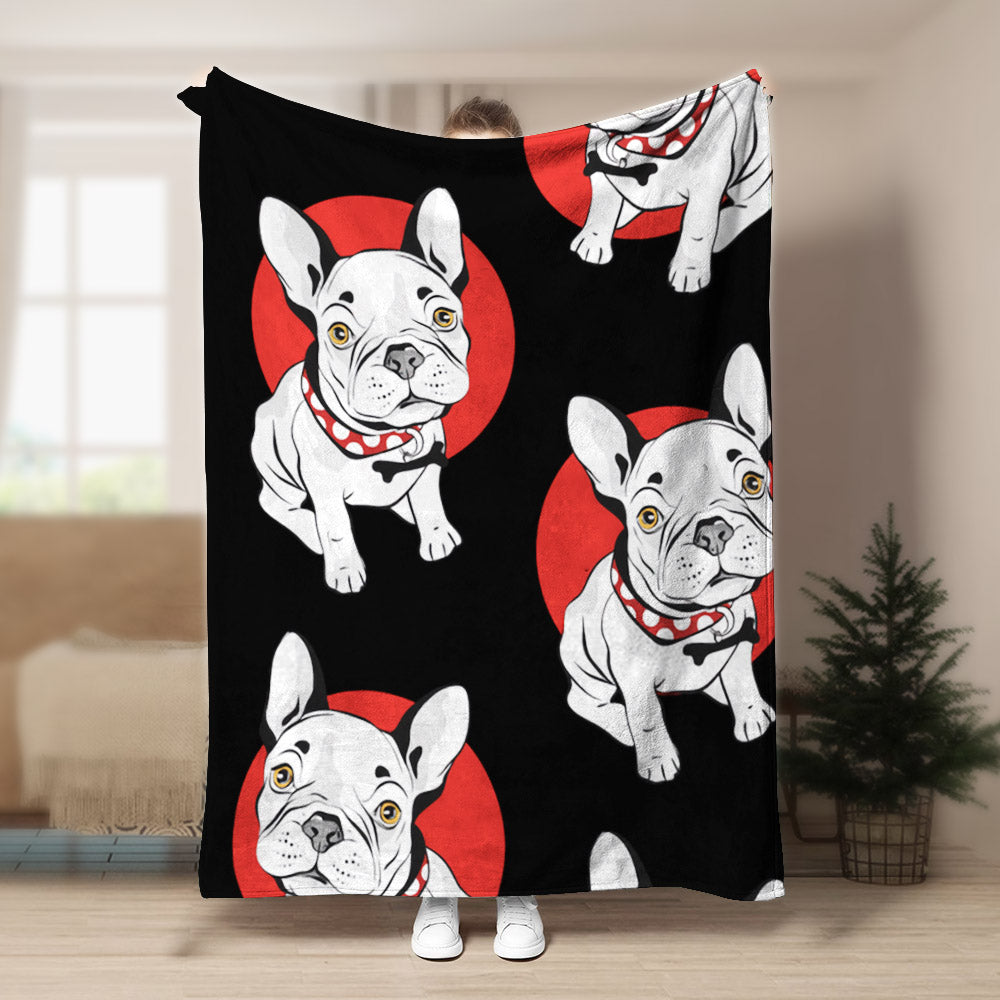 Bulldog CL140807MD Sherpa Fleece Blanket