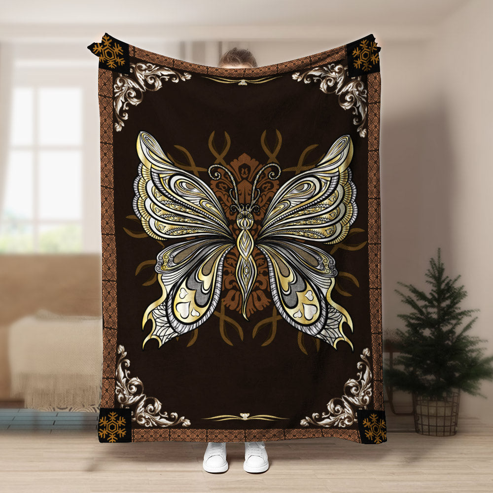 Butterfly CLA150810f Sherpa Fleece Blanket