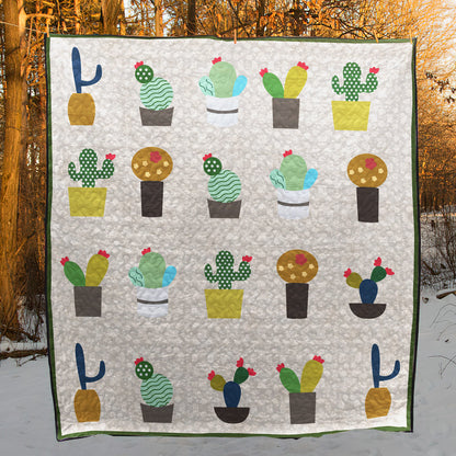 Baby Cactus CLA0710013Q Quilt Blanket