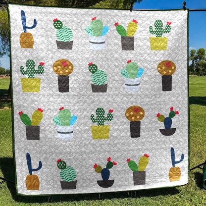 Baby Cactus CLA0710013Q Quilt Blanket