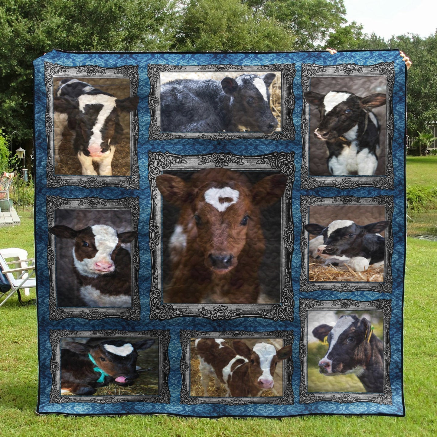 Baby Cows CL15110007MDQ Quilt Blanket