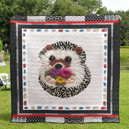 Baby Hedgehog CLT180604 Quilt Blanket
