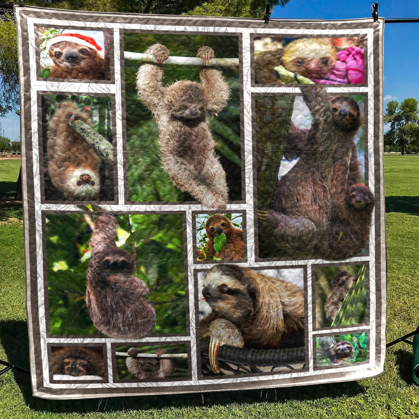 Baby Sloth CL05100003MDQ Quilt Blanket