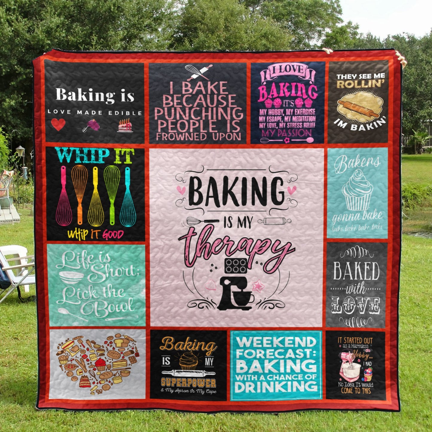 Baking CL08110027MDQ Quilt Blanket