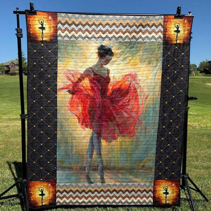 Ballet Dancer PKD200661 Quilt Blanket