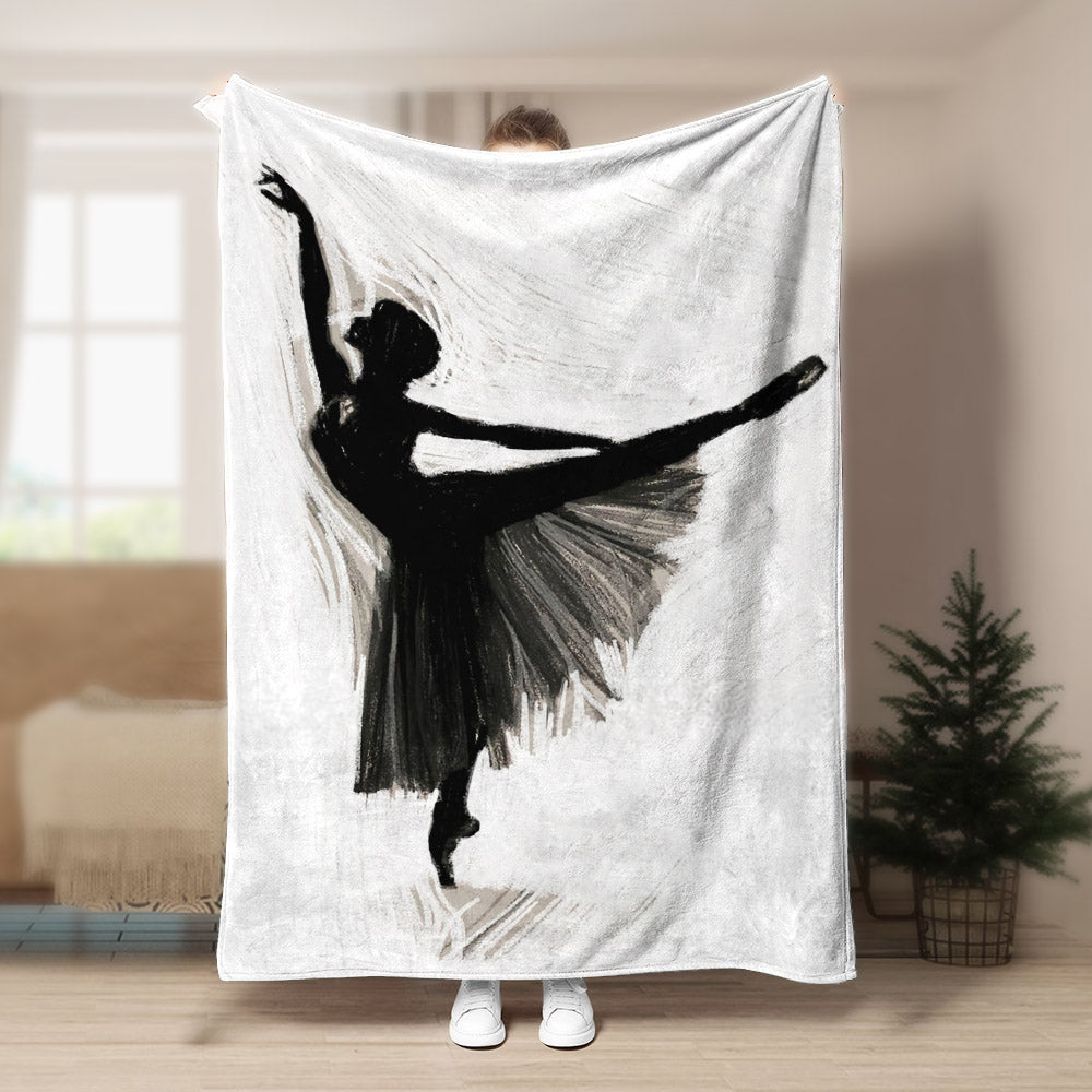 Ballet DD040902F Sherpa Fleece Blanket