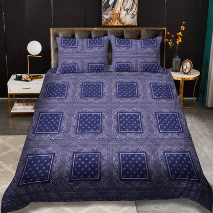 Bandana Blues CLM0312008B Quilt Bedding Set