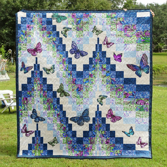 Bargello Butterfly Quilt Blanket TL240505Y